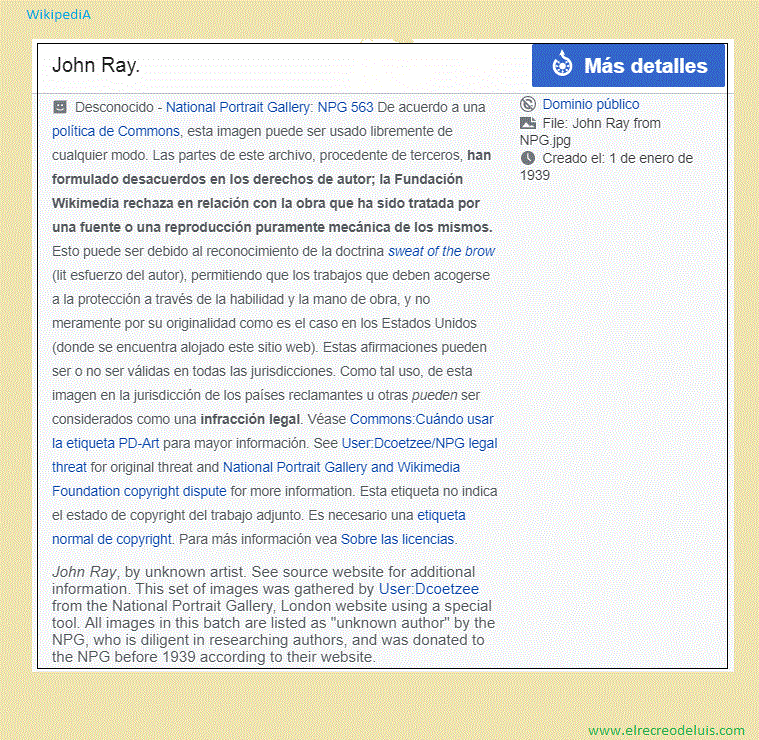 john Ray dominio publico (177K)